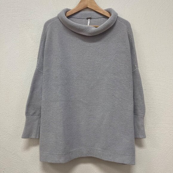 Anthropologie Free People Pilcro Cowl Neck Ribbed Knit Sweater sz Small - Picture 1 of 7